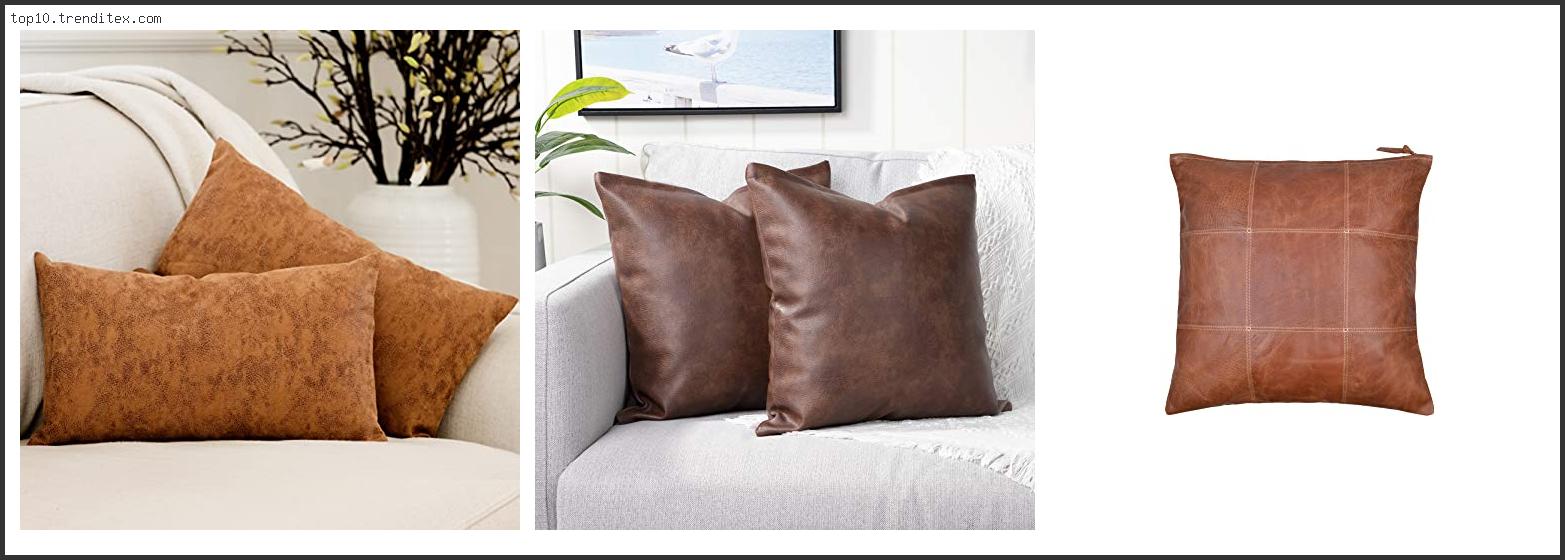 Best Throw Pillows For Leather Couch