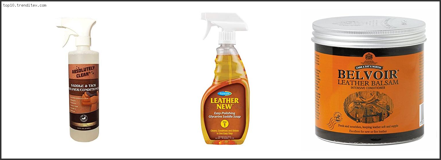 Best Saddle Leather Cleaner