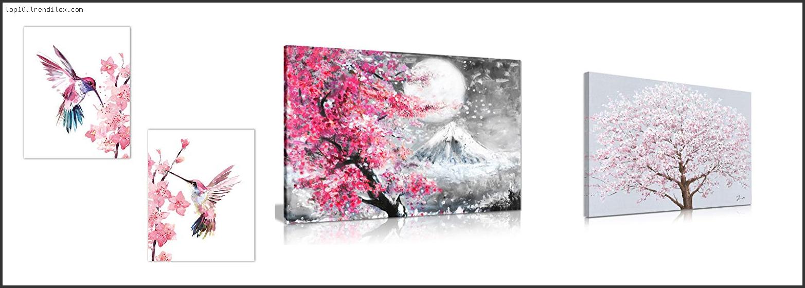 Best Cherry Blossom Wall Painting