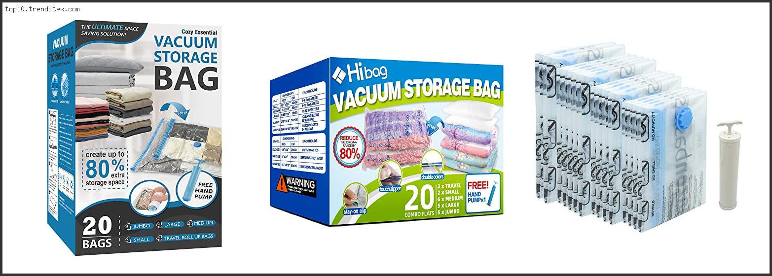 Best Vacuum Storage Bags For Clothes