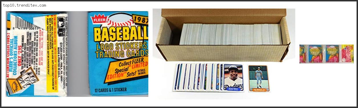 Best 1987 Fleer Baseball Cards