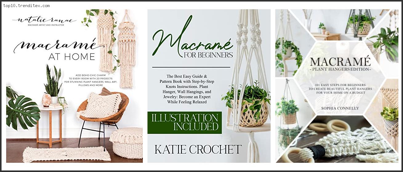 Best Macrame Plant Hanger Books