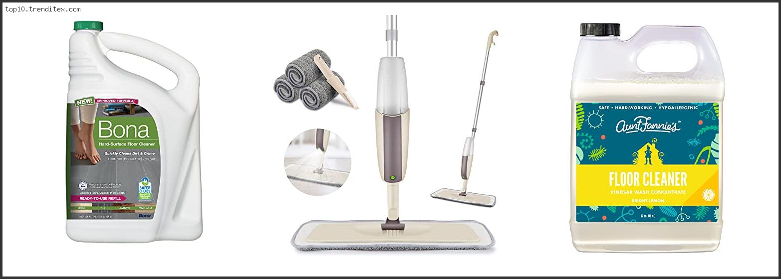 Best Cleaning Solution For Spray Mop