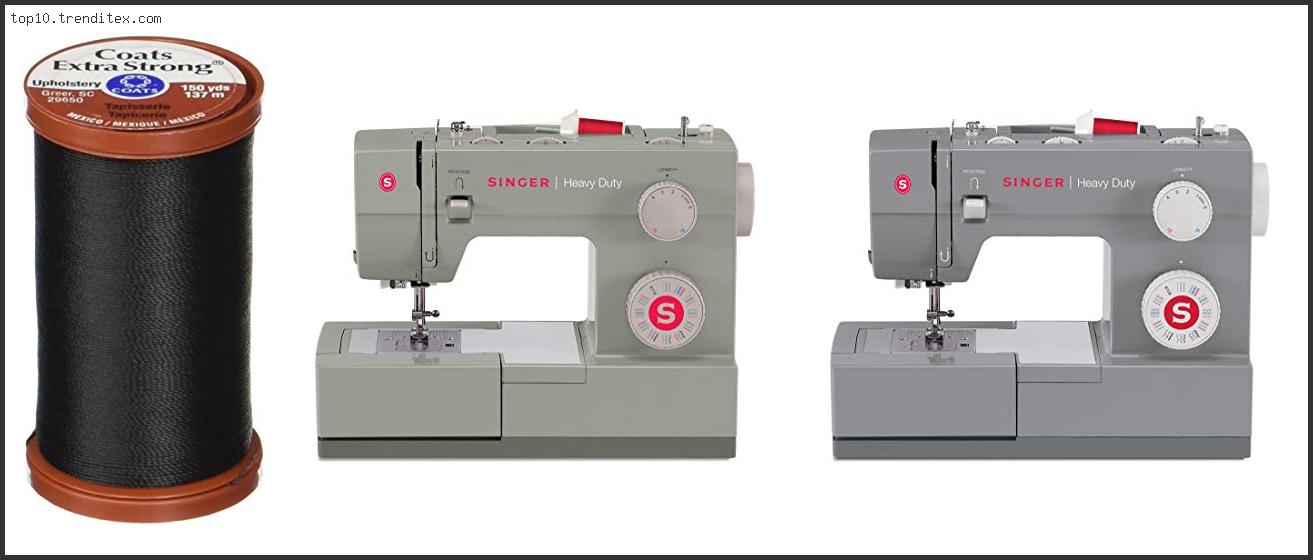 Best Sewing Machine For Vinyl Upholstery