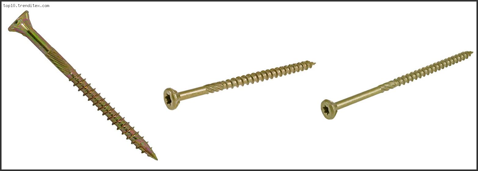 Best Screws For Wood Framing