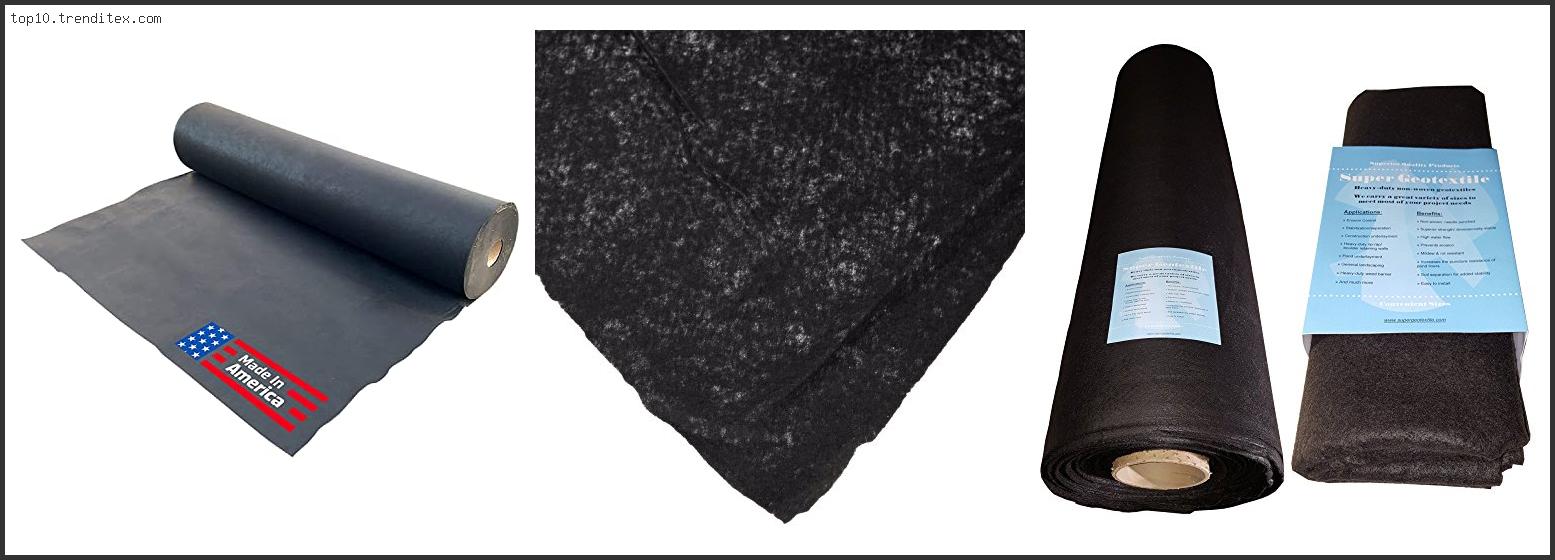 Best Geotextile Fabric For French Drain