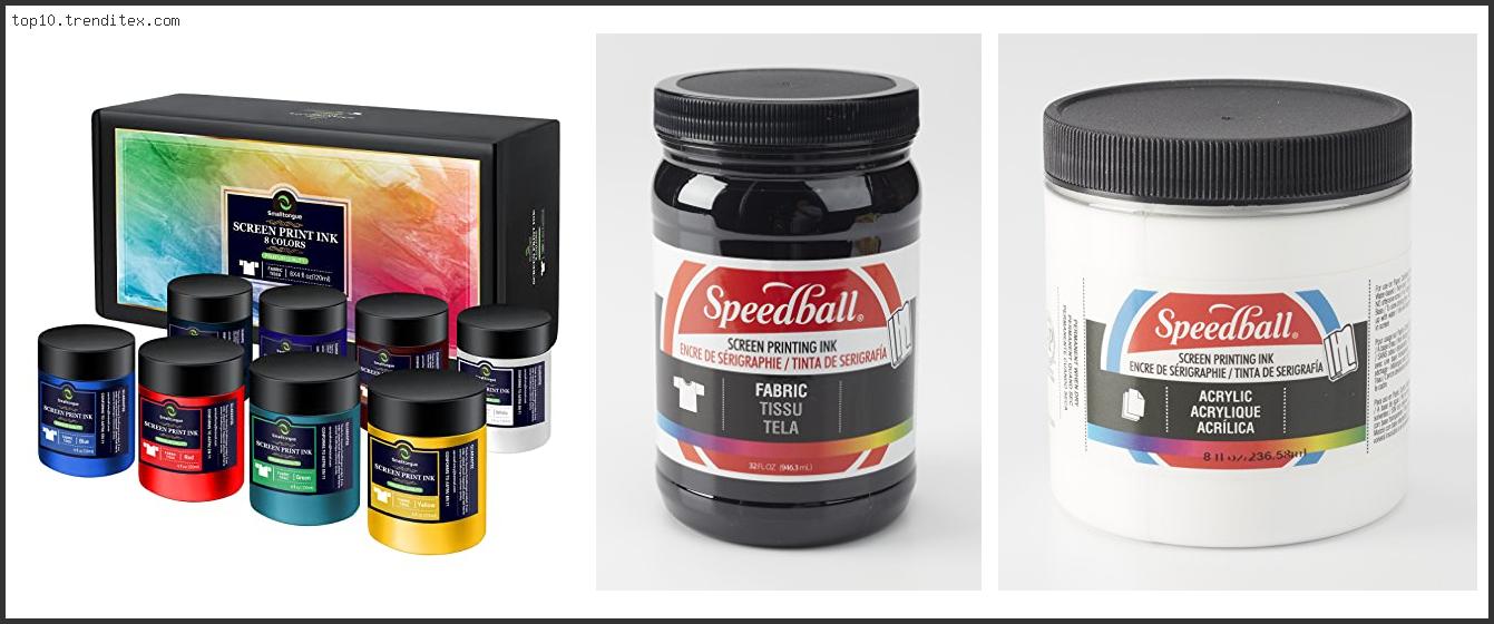 Best Screen Printing Ink For Fabric