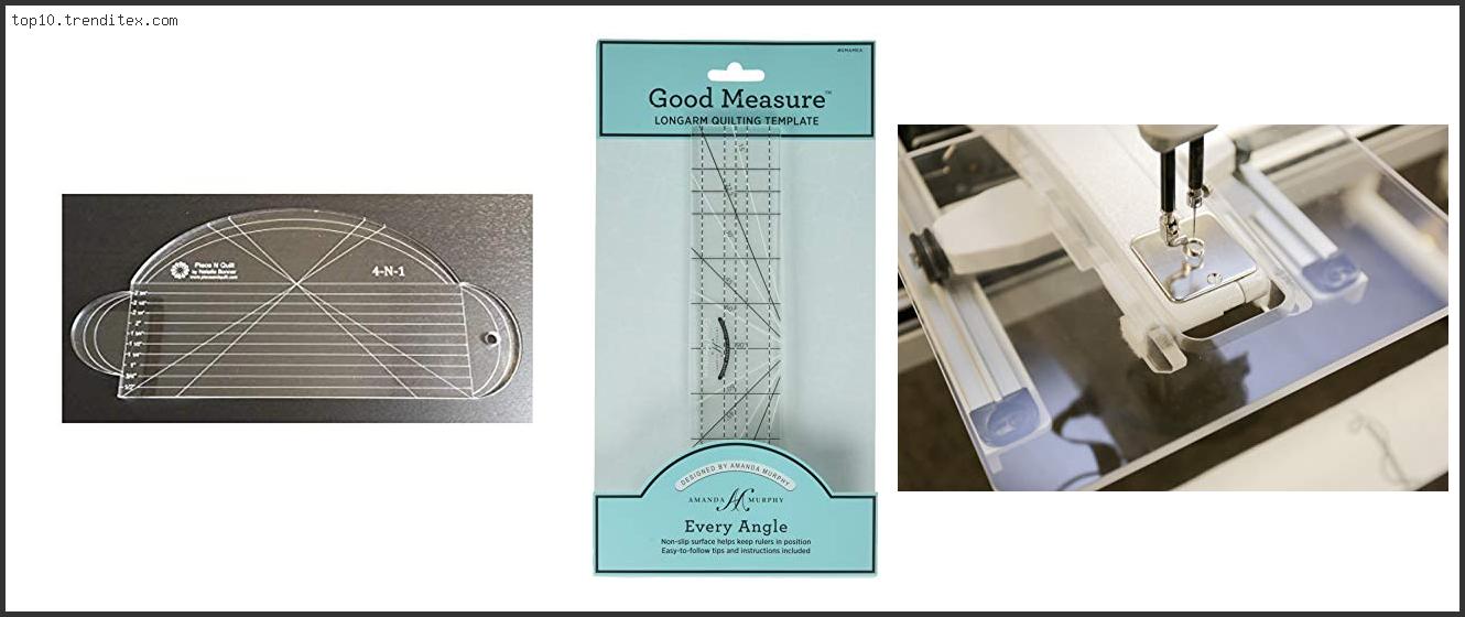 Best Longarm Quilting Rulers