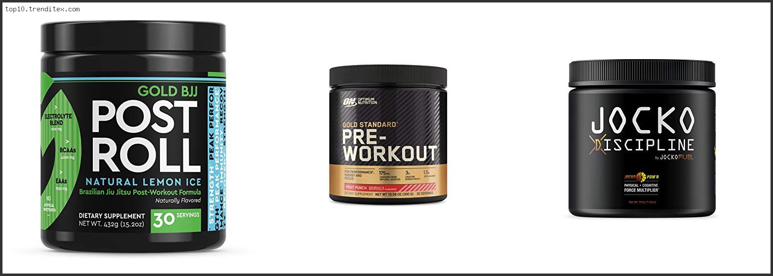 Best Pre Workout For Bjj