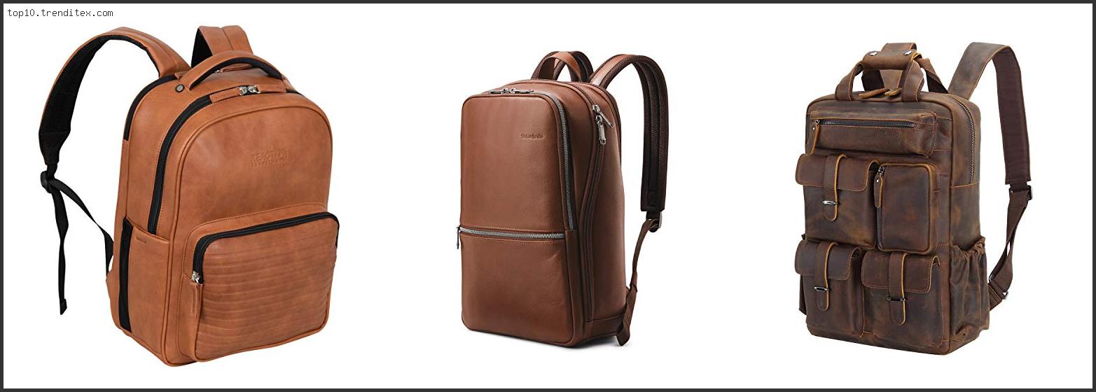 Best Leather Backpack For Men