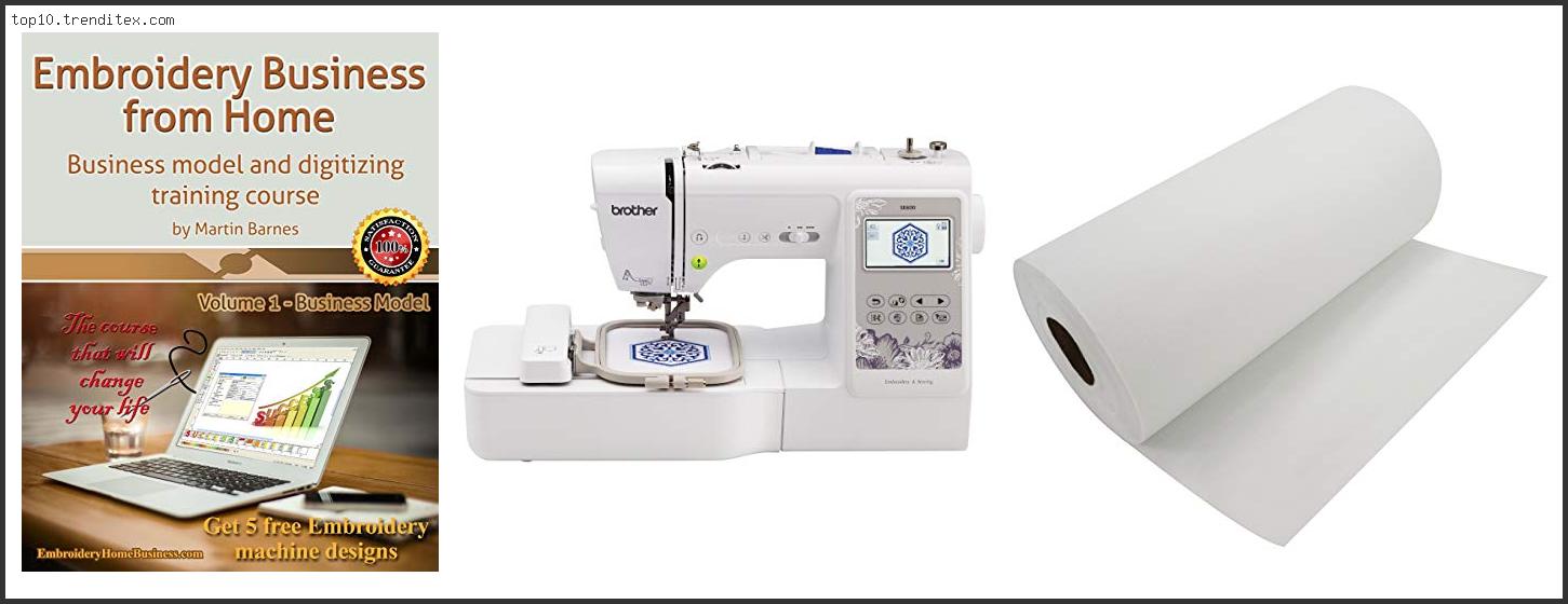 Best Embroidery Machines For Small Business