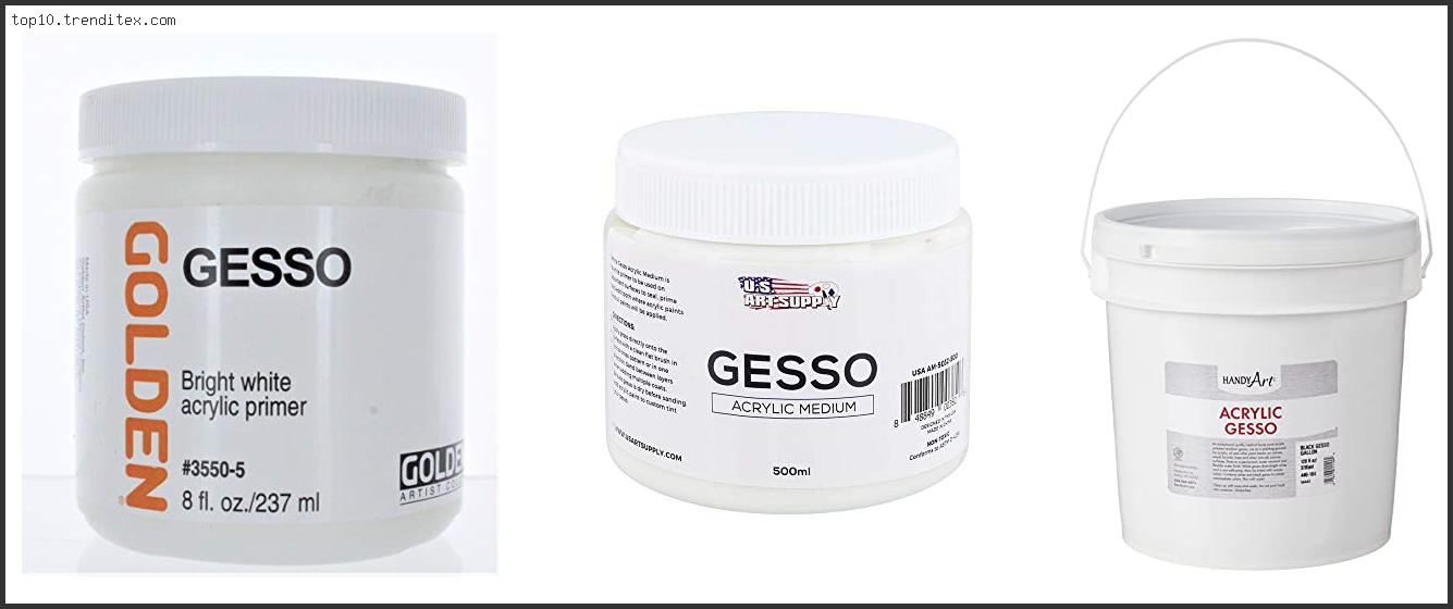 Best Gesso For Acrylic