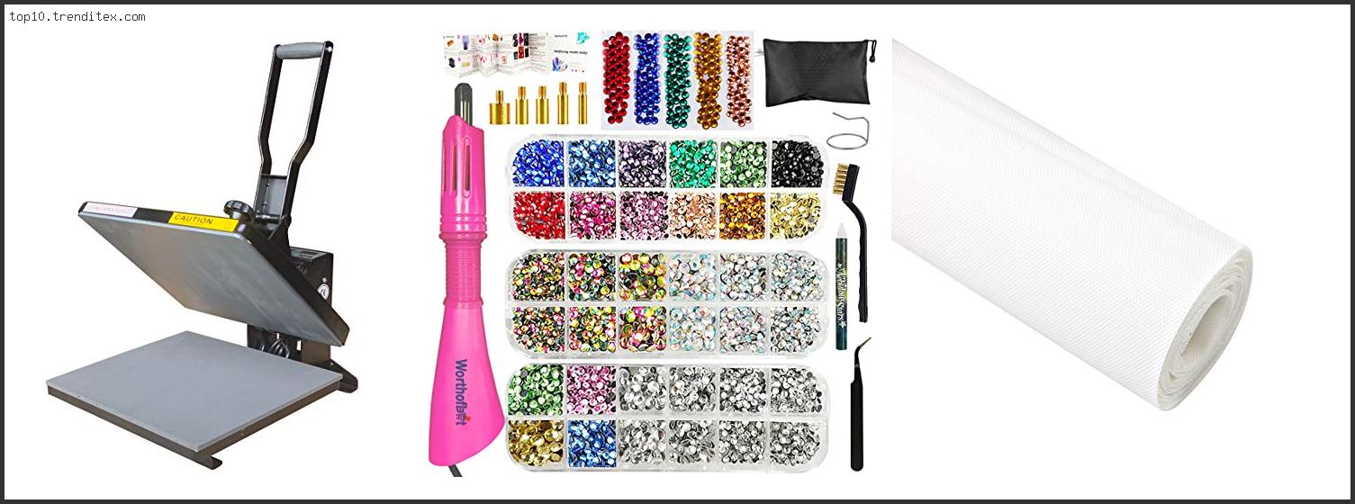 Best Heat Press Machine For Rhinestone Transfers