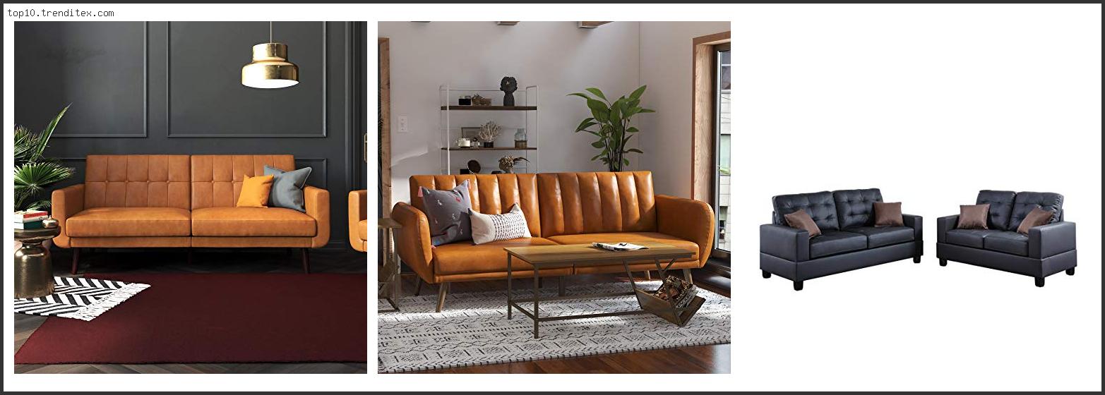 Best Faux Leather Sofa