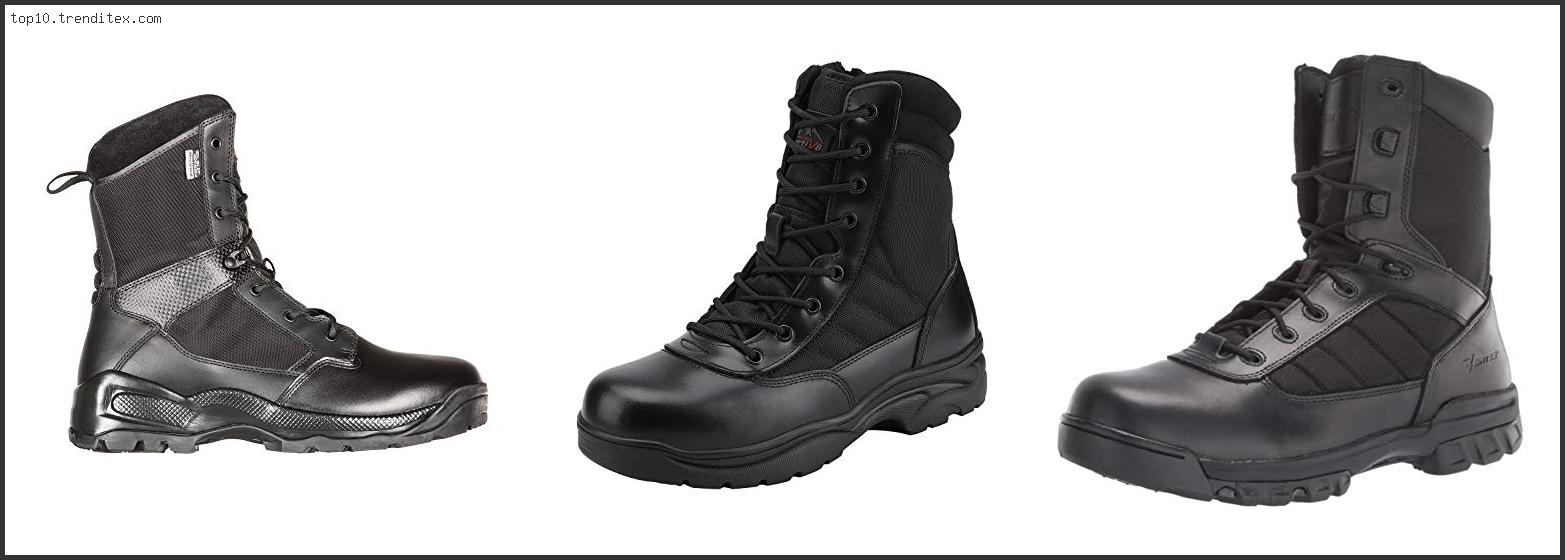 Best Lightweight Tactical Boots With Zipper